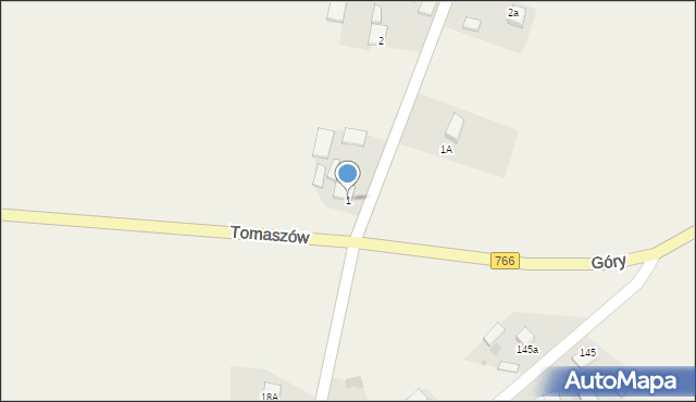 Góry, Góry, 1, mapa Góry