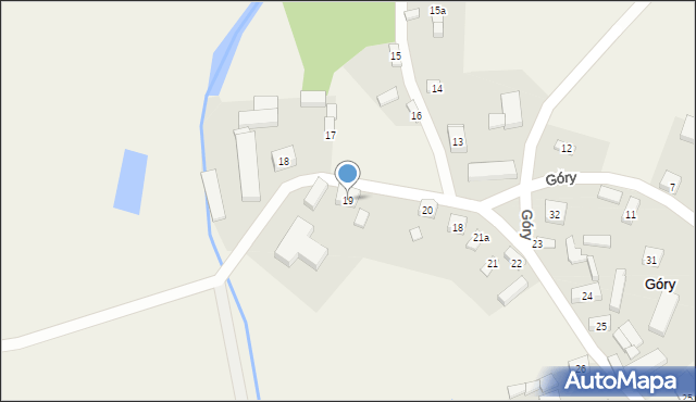 Góry, Góry, 19, mapa Góry