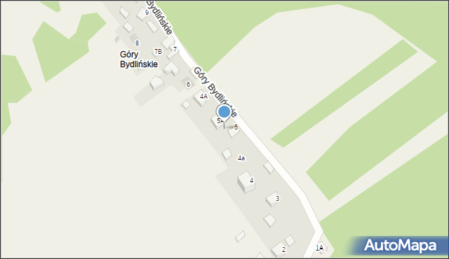 Góry Bydlińskie, Góry Bydlińskie, 5a, mapa Góry Bydlińskie