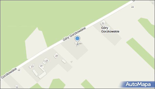 Góry Gorzkowskie, Góry Gorzkowskie, 18, mapa Góry Gorzkowskie