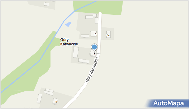 Góry Karwackie, Góry Karwackie, 7, mapa Góry Karwackie