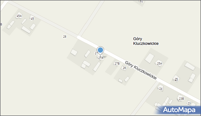 Góry Kluczkowickie, Góry Kluczkowickie, 27A, mapa Góry Kluczkowickie