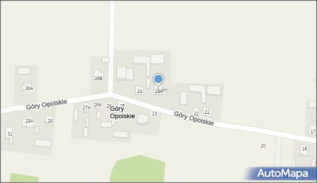 Góry Opolskie, Góry Opolskie, 24A, mapa Góry Opolskie