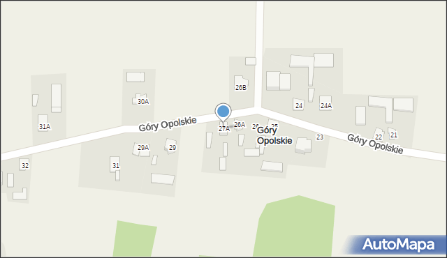 Góry Opolskie, Góry Opolskie, 27A, mapa Góry Opolskie