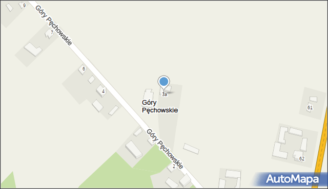 Góry Pęchowskie, Góry Pęchowskie, 3a, mapa Góry Pęchowskie