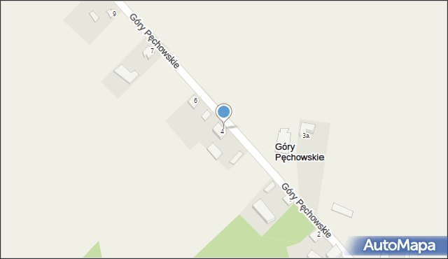 Góry Pęchowskie, Góry Pęchowskie, 5, mapa Góry Pęchowskie