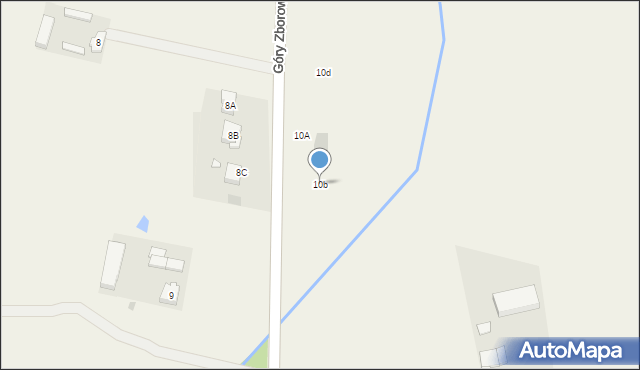 Góry Zborowskie, Góry Zborowskie, 10b, mapa Góry Zborowskie