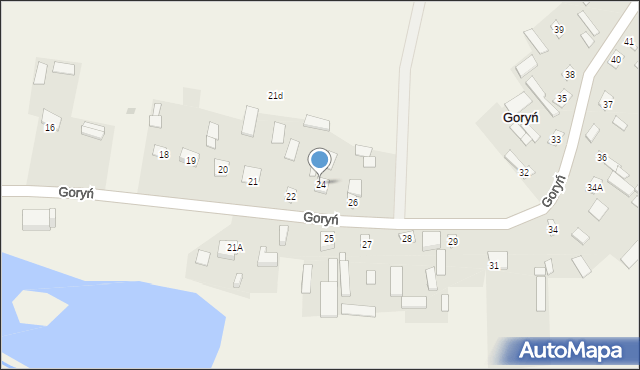 Goryń, Goryń, 24, mapa Goryń