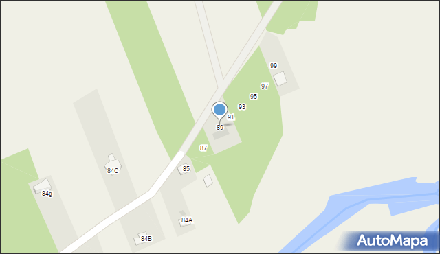 Goryń, Goryń, 89, mapa Goryń