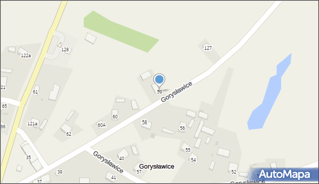 Gorysławice, Gorysławice, 59, mapa Gorysławice
