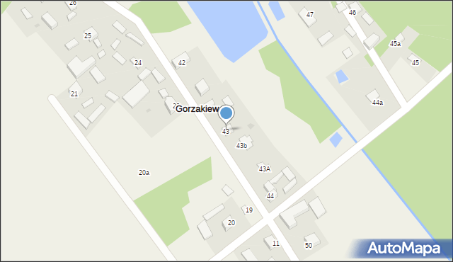 Gorzakiew, Gorzakiew, 43, mapa Gorzakiew