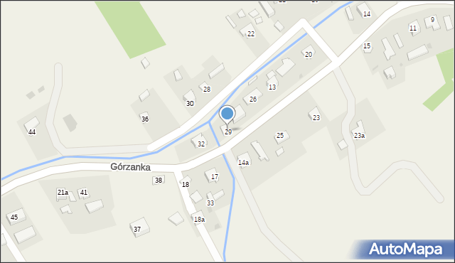 Górzanka, Górzanka, 29, mapa Górzanka