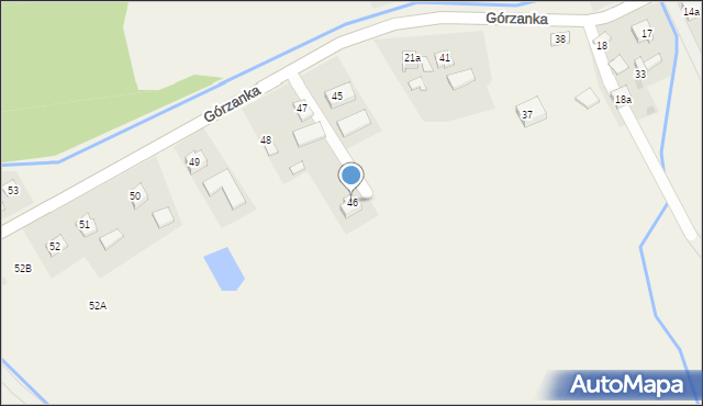 Górzanka, Górzanka, 46, mapa Górzanka