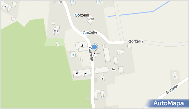 Gorzelin, Gorzelin, 5, mapa Gorzelin