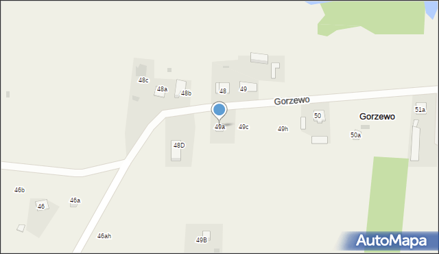 Gorzewo, Gorzewo, 49a, mapa Gorzewo