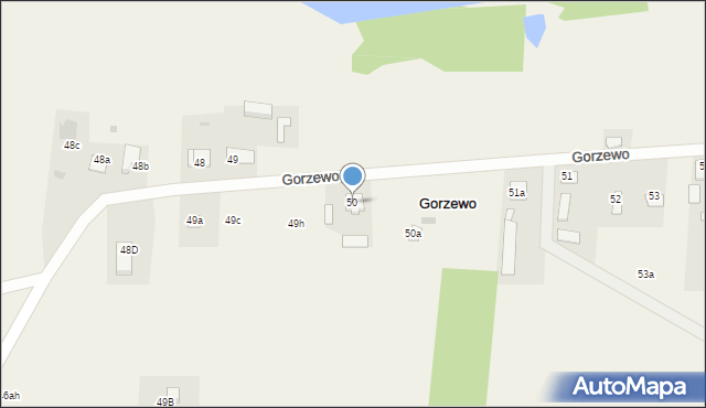 Gorzewo, Gorzewo, 50, mapa Gorzewo