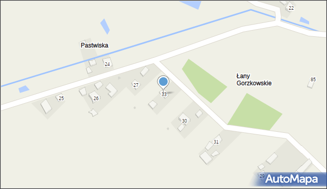 Gorzków, Gorzków, 33, mapa Gorzków