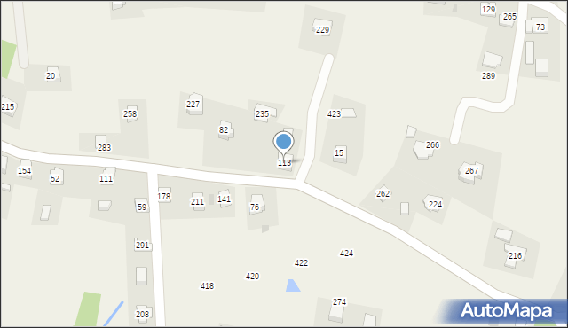 Gorzków, Gorzków, 113, mapa Gorzków