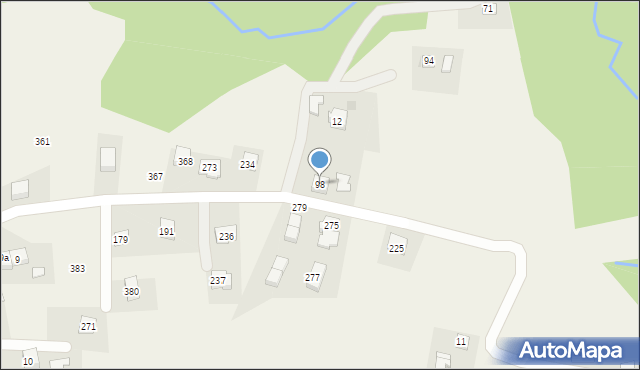 Gorzków, Gorzków, 98, mapa Gorzków