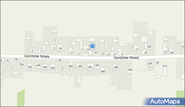 Gorzków Nowy, Gorzków Nowy, 12, mapa Gorzków Nowy