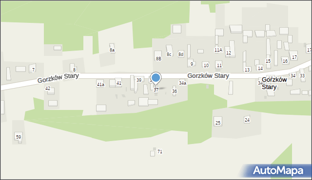 Gorzków Stary, Gorzków Stary, 37, mapa Gorzków Stary