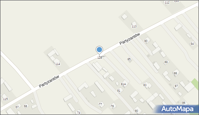 Gorzków-Wieś, Gorzków-Wieś, 128, mapa Gorzków-Wieś