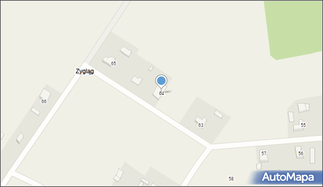 Górzna, Górzna, 64, mapa Górzna