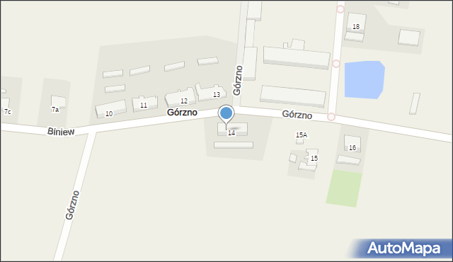 Górzno, Górzno, 14A, mapa Górzno