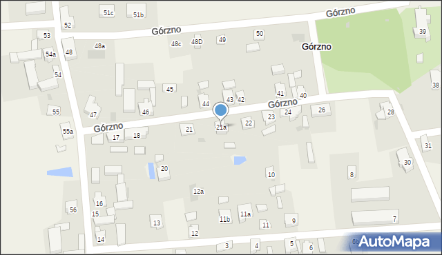 Górzno, Górzno, 21a, mapa Górzno