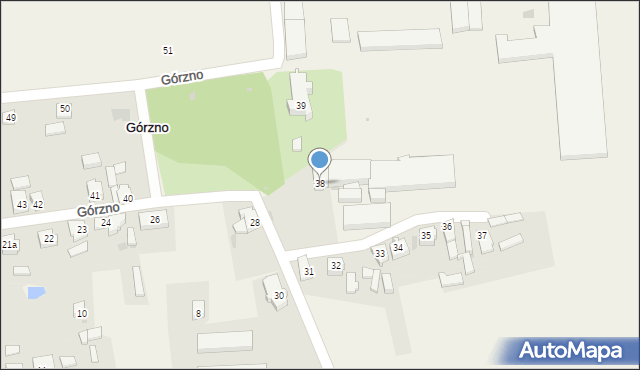 Górzno, Górzno, 38, mapa Górzno