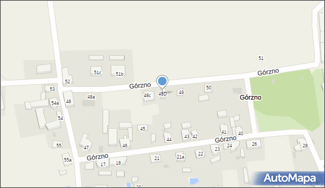 Górzno, Górzno, 48D, mapa Górzno