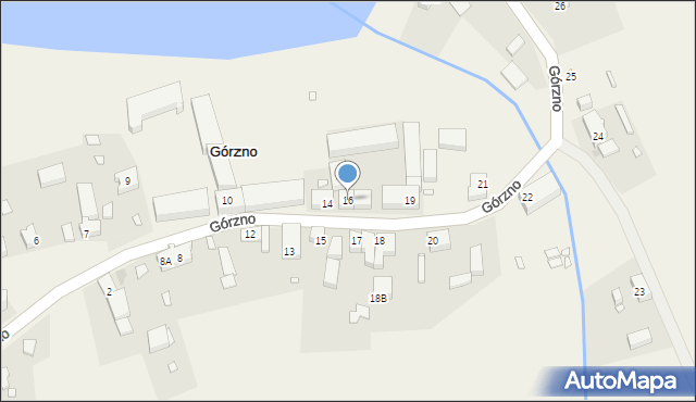 Górzno, Górzno, 16, mapa Górzno