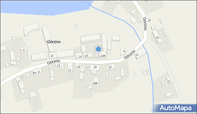 Górzno, Górzno, 19A, mapa Górzno