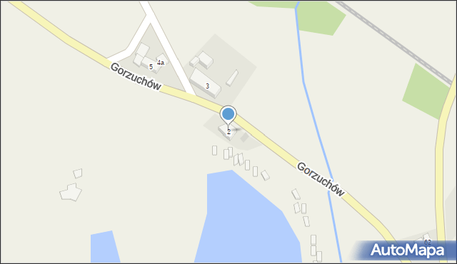 Gorzuchów, Gorzuchów, 2, mapa Gorzuchów