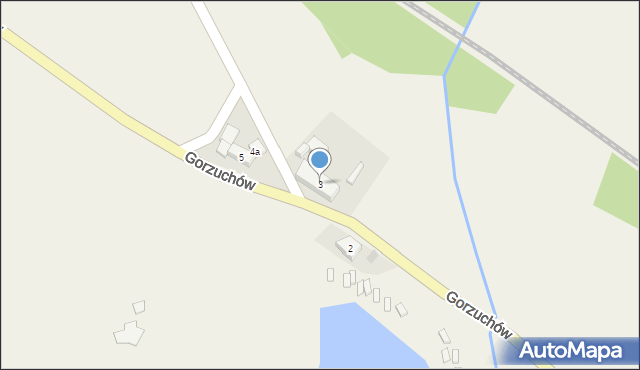 Gorzuchów, Gorzuchów, 3, mapa Gorzuchów