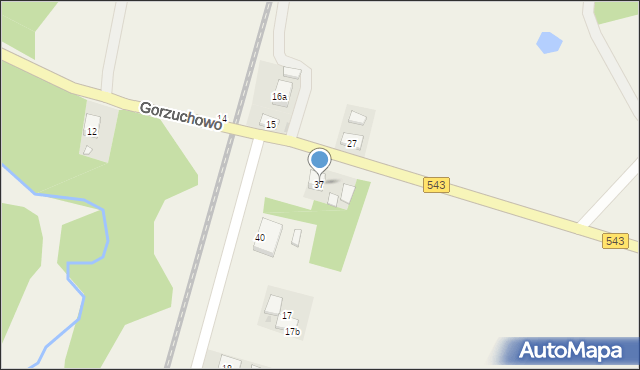 Gorzuchowo, Gorzuchowo, 37, mapa Gorzuchowo