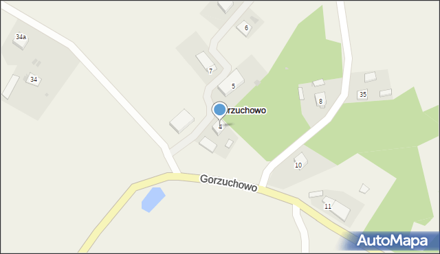 Gorzuchowo, Gorzuchowo, 4, mapa Gorzuchowo