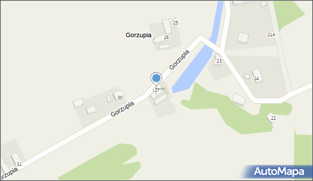 Gorzupia, Gorzupia, 27, mapa Gorzupia