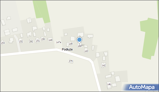 Gorzyce, Gorzyce, 144, mapa Gorzyce