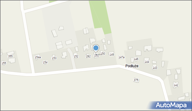 Gorzyce, Gorzyce, 151, mapa Gorzyce