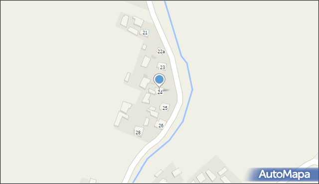 Gorzyce, Gorzyce, 24, mapa Gorzyce