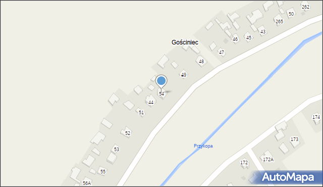 Gorzyce, Gorzyce, 54, mapa Gorzyce