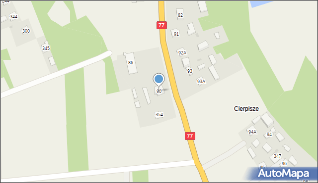 Gorzyce, Gorzyce, 90, mapa Gorzyce