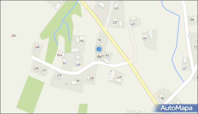 Gorzyce, Gorzyce, 59a, mapa Gorzyce