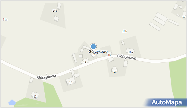 Górzykowo, Górzykowo, 15, mapa Górzykowo