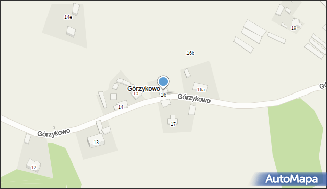 Górzykowo, Górzykowo, 16, mapa Górzykowo