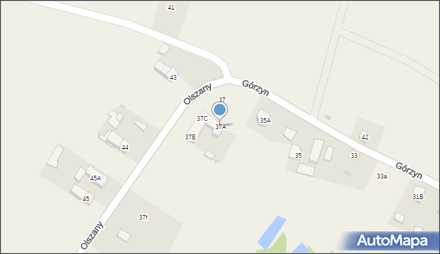 Górzyn, Górzyn, 37A, mapa Górzyn