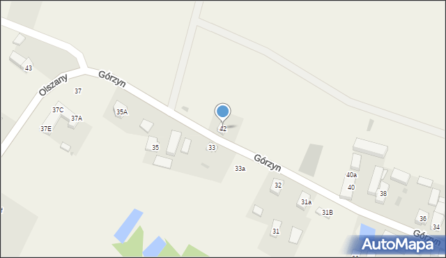 Górzyn, Górzyn, 42, mapa Górzyn