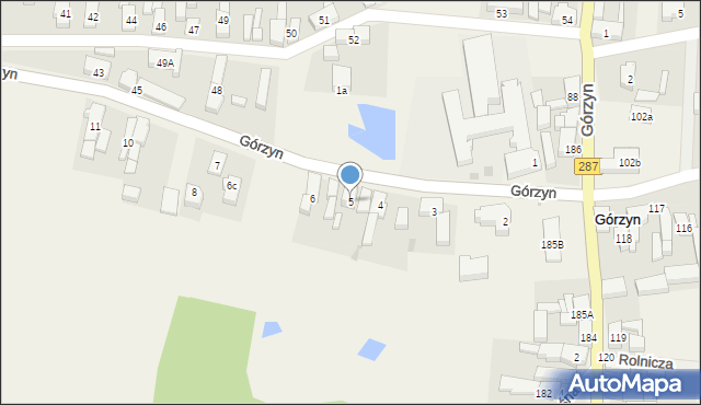 Górzyn, Górzyn, 5, mapa Górzyn