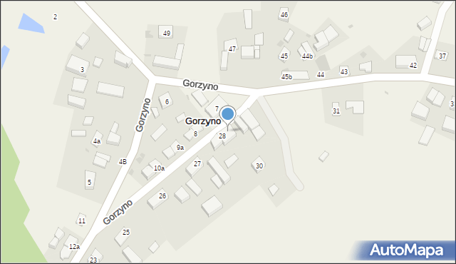 Gorzyno, Gorzyno, 29, mapa Gorzyno